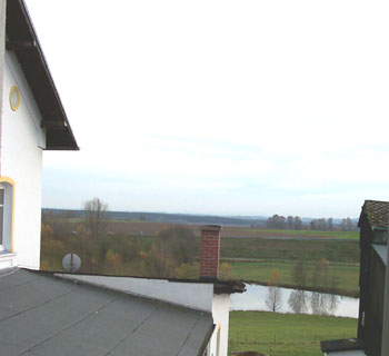 Blick aus dem Badfenster nach Sden